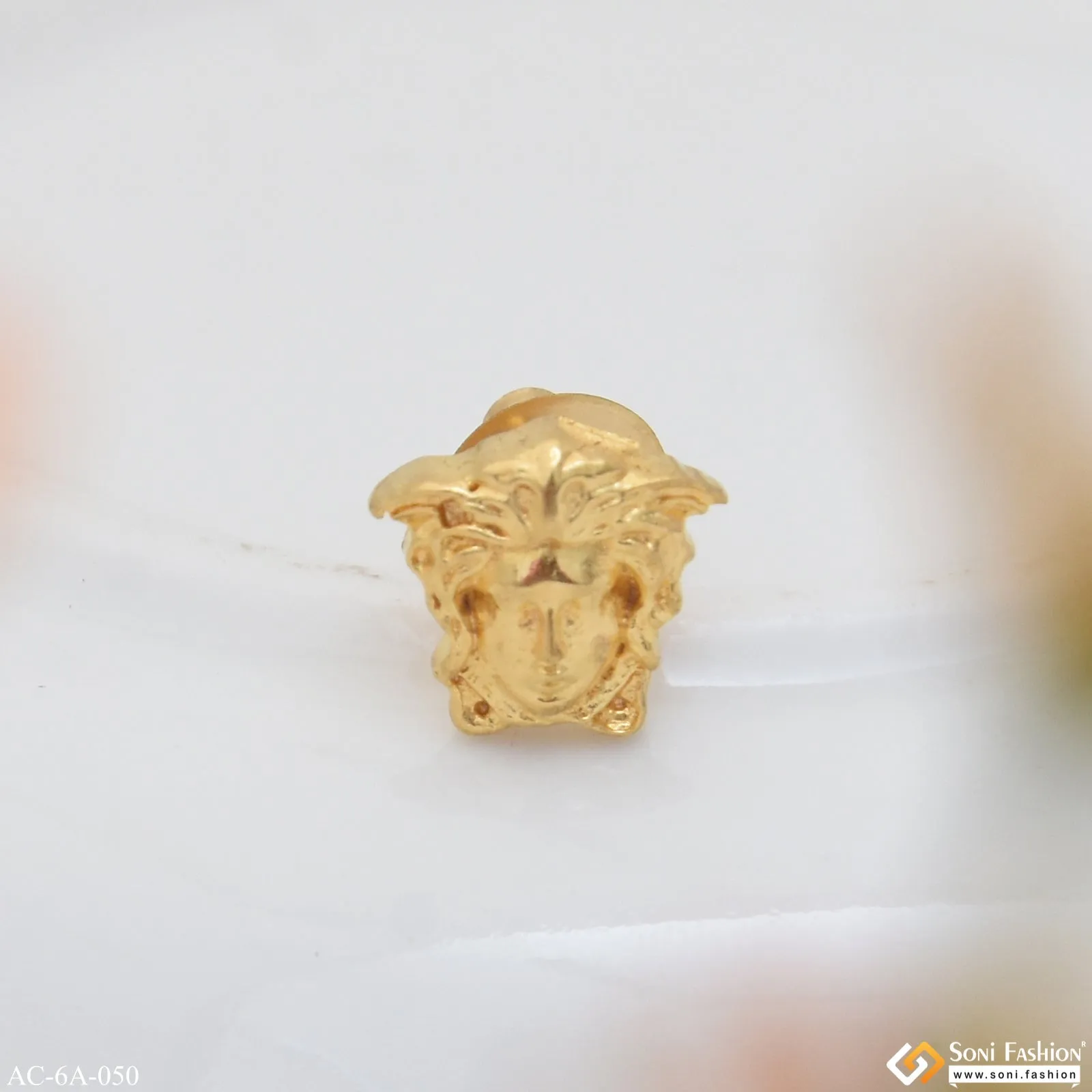 1 Gram Gold Plated Gorgeous Design Stud Earring for Men - Style A050