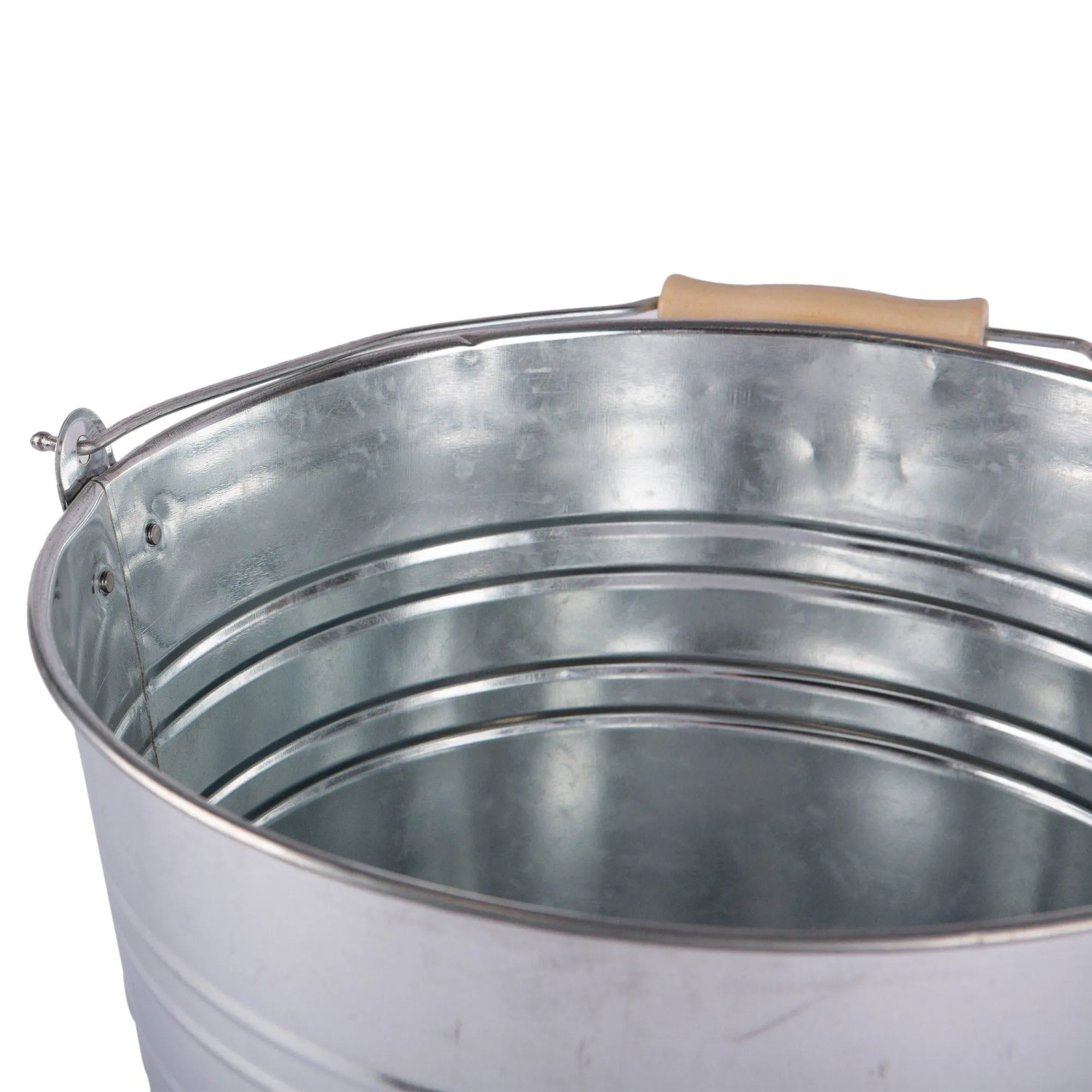 10L Galvanised Steel Bucket - By Blackspur