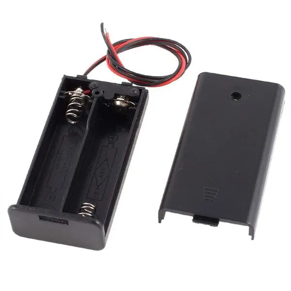 18650 x 2 battery holder with cover and On/Off Switch