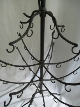 20" IRON TREE BRANCH Counter Top Display Jewelry Necklace Retail Shop Rack BLACK