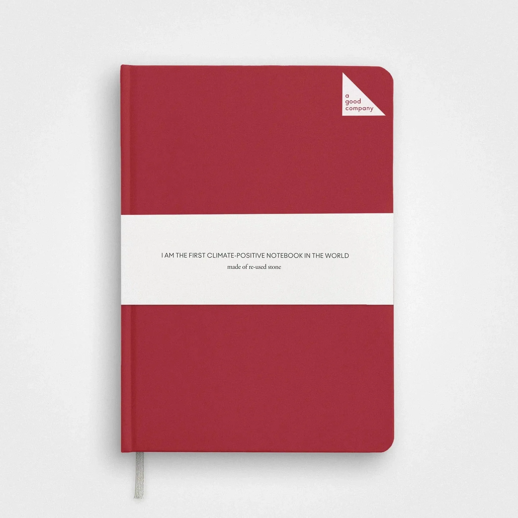 6 Pack Stone Paper Notebook Set︱A5 Hardcover, Pomegranate red