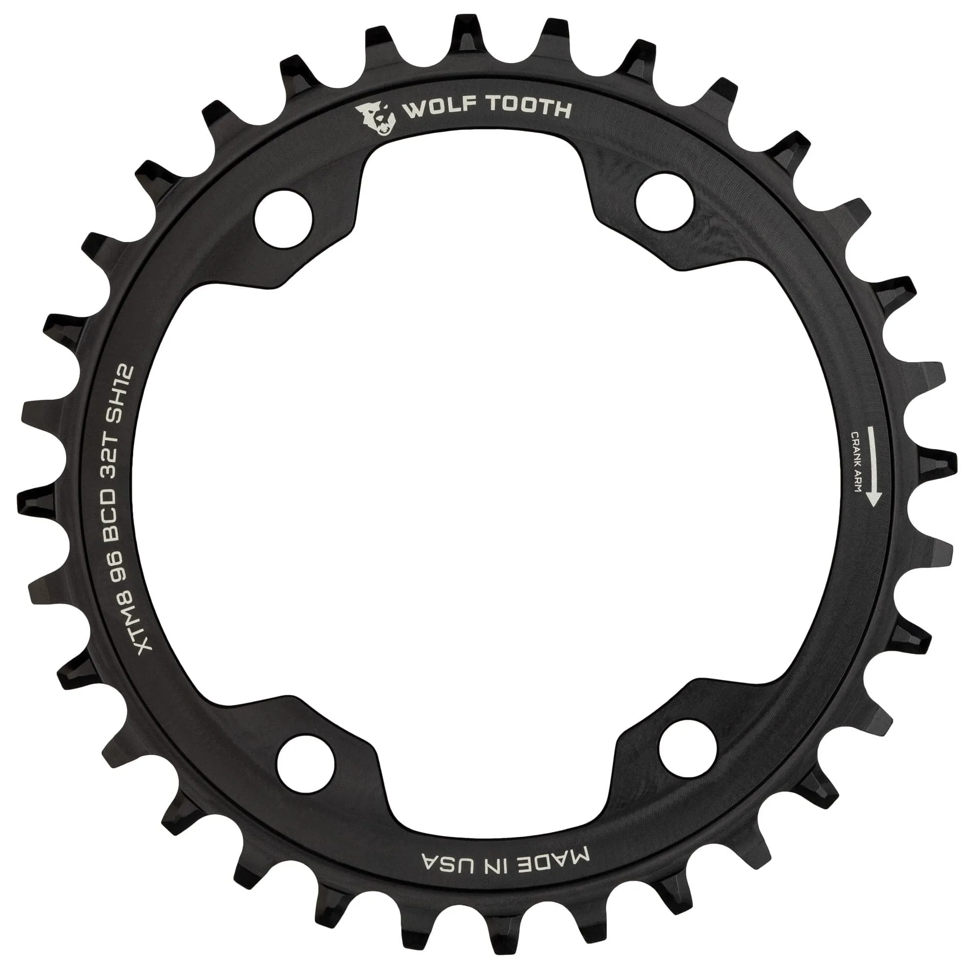 96 mm BCD Chainrings for Shimano XT M8000 and SLX M7000