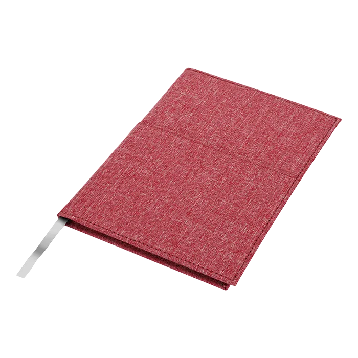 A5 Melange Notebook With Front Pocket