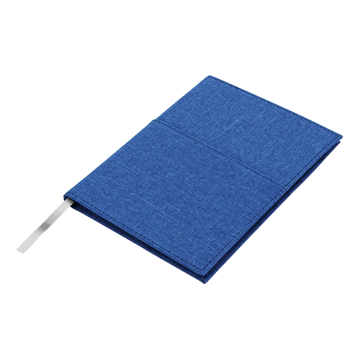 A5 Melange Notebook With Front Pocket