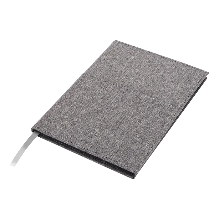 A5 Melange Notebook With Front Pocket