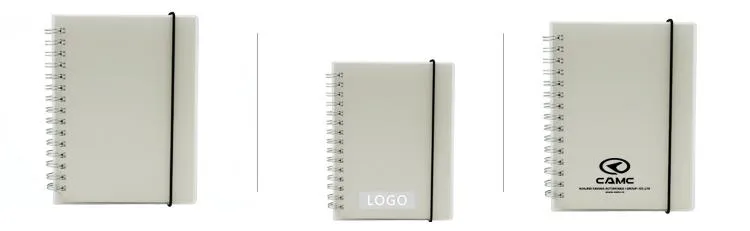 A6 Notebook With Clear Cover And Dot Grid Pages