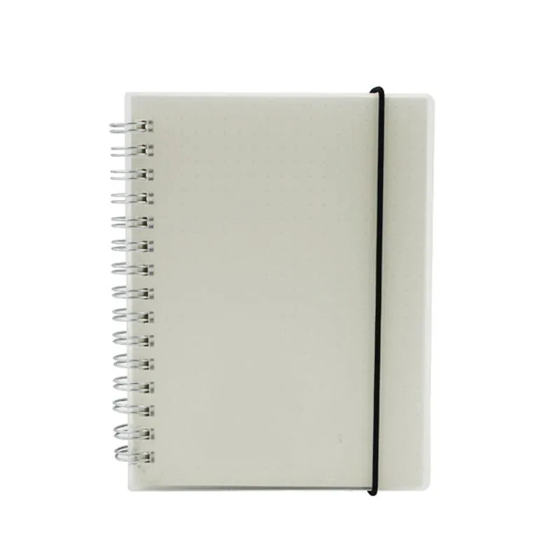 A6 Notebook With Clear Cover And Dot Grid Pages