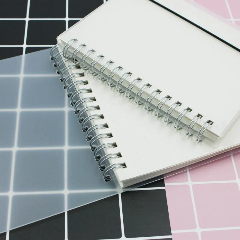 A6 Notebook With Clear Cover And Dot Grid Pages