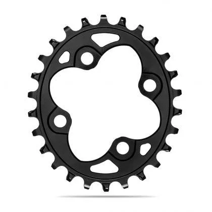 AbsoluteBlack Shimano 1x 104 BCD Oval 9/10/11/12 Speed Chainring (Black)