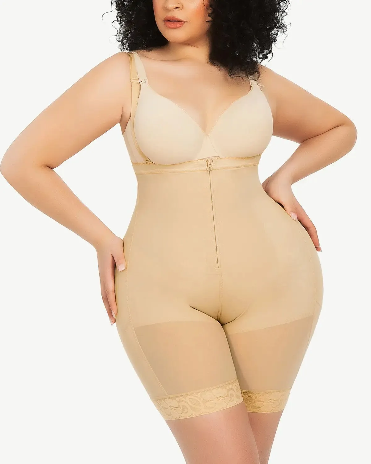 AirSlim® Firm Tummy Compression Bodysuit Shaper With Butt Lifter