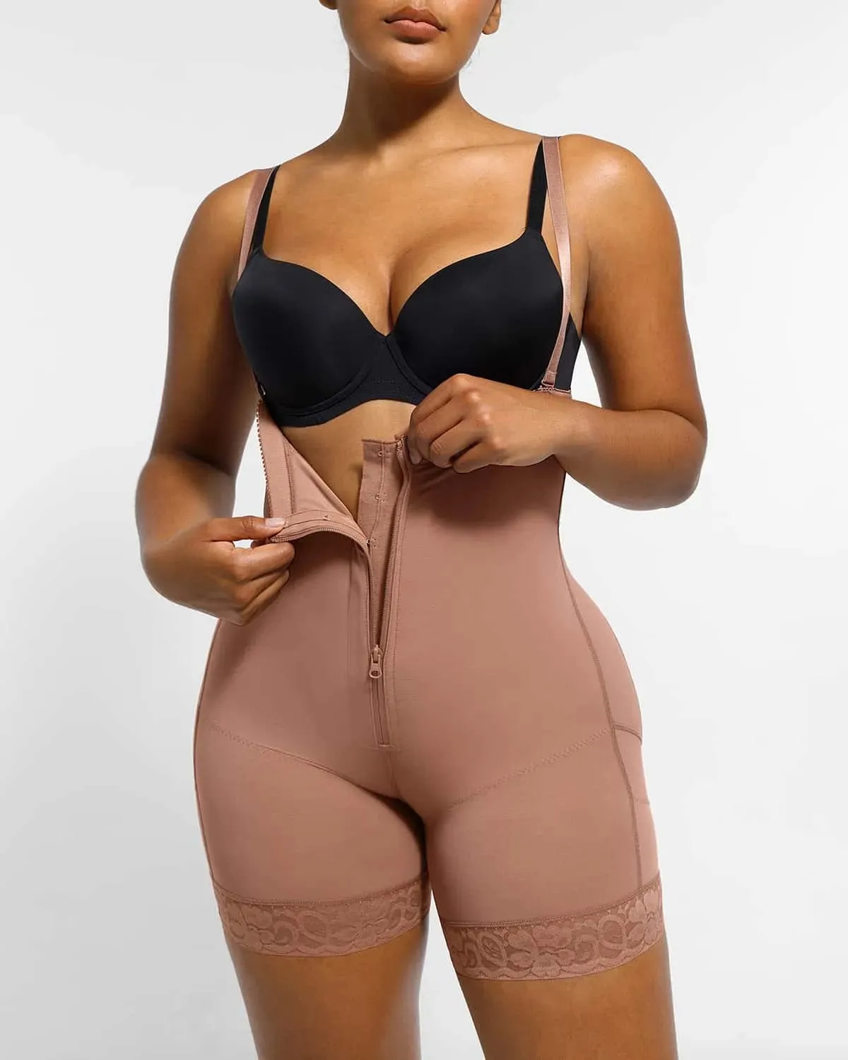 AirSlim® Firm Tummy Compression Bodysuit Shaper With Butt Lifter