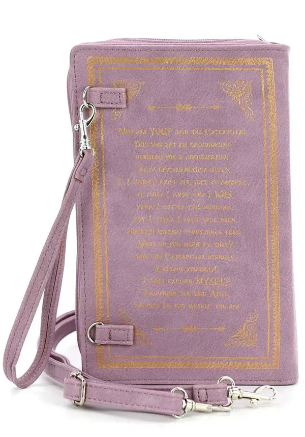 Alice In Wonderland | BOOK CLUTCH BAG