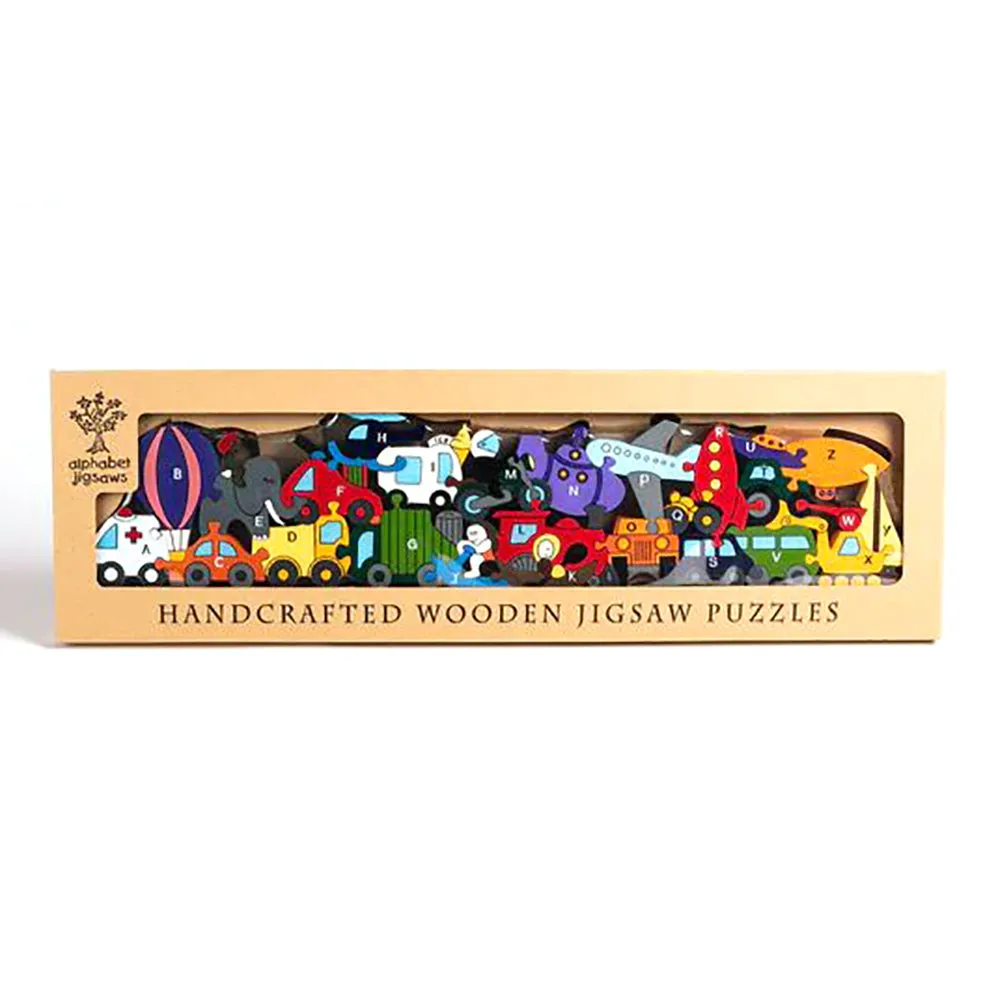 Alphabet Transport Jigsaw Puzzle