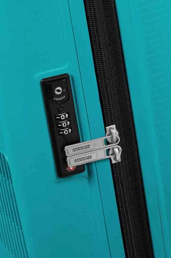 American Tourister Aerostep Expandable 55cm Cabin Spinner | Turquoise Tonic