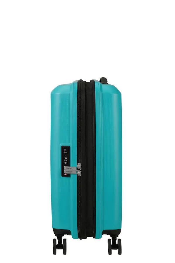 American Tourister Aerostep Expandable 55cm Cabin Spinner | Turquoise Tonic