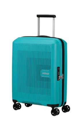 American Tourister Aerostep Expandable 55cm Cabin Spinner | Turquoise Tonic