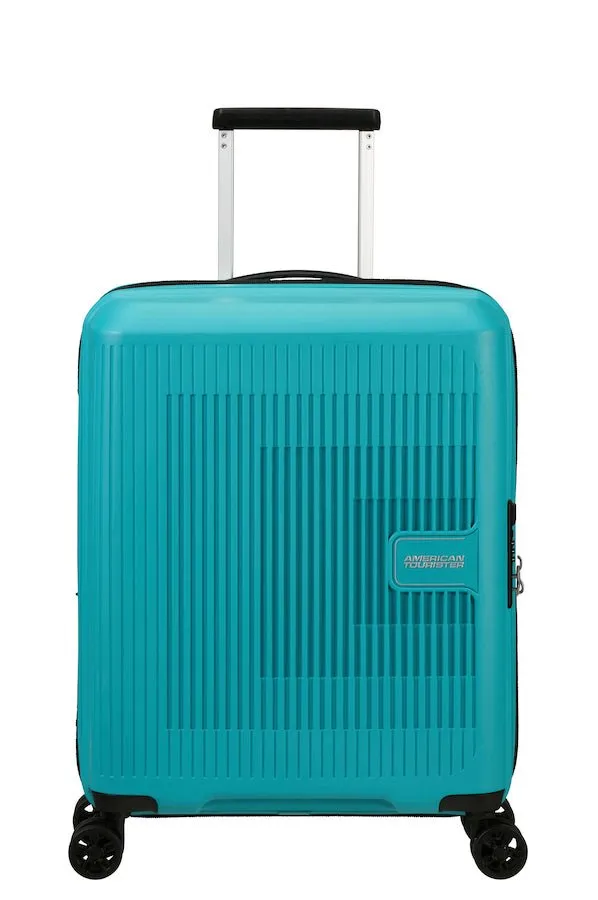 American Tourister Aerostep Expandable 55cm Cabin Spinner | Turquoise Tonic