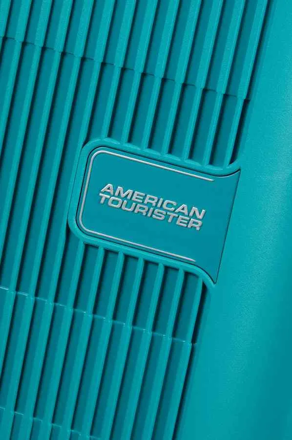 American Tourister Aerostep Expandable 55cm Cabin Spinner | Turquoise Tonic