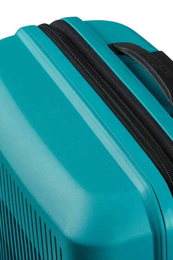 American Tourister Aerostep Expandable 55cm Cabin Spinner | Turquoise Tonic