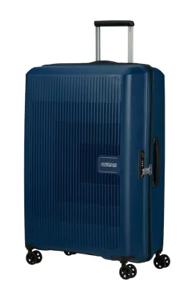 American Tourister Aerostep Expandable 77cm Large Spinner | Navy