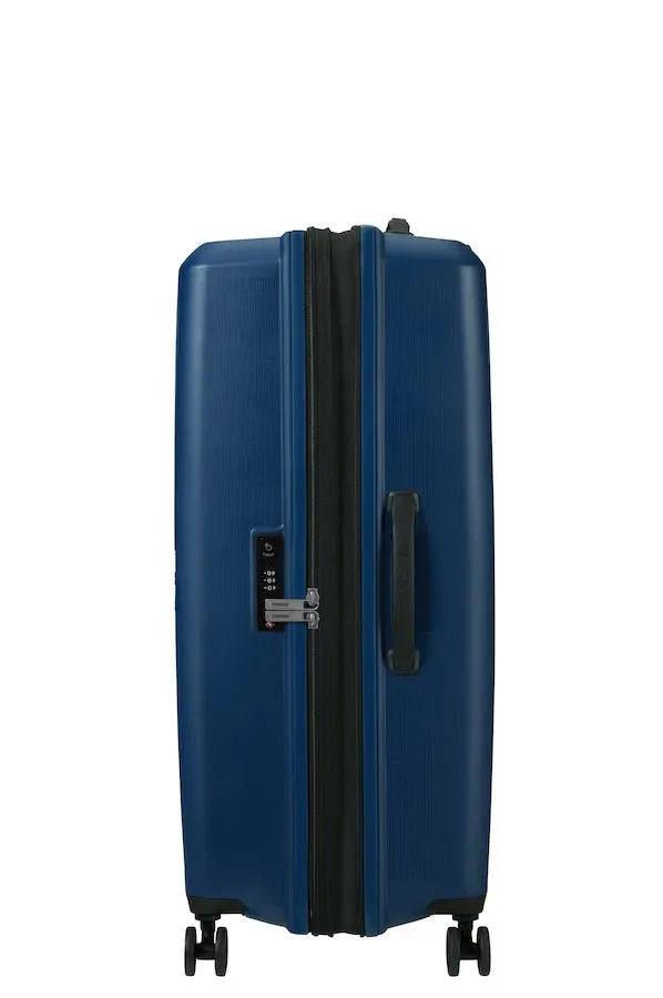 American Tourister Aerostep Expandable 77cm Large Spinner | Navy