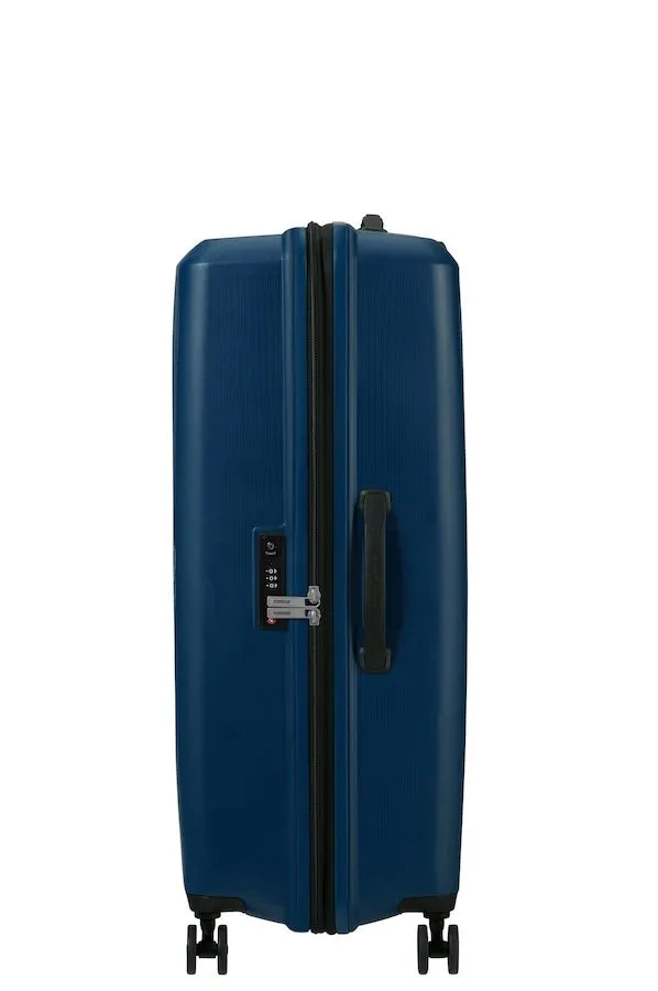 American Tourister Aerostep Expandable 77cm Large Spinner | Navy