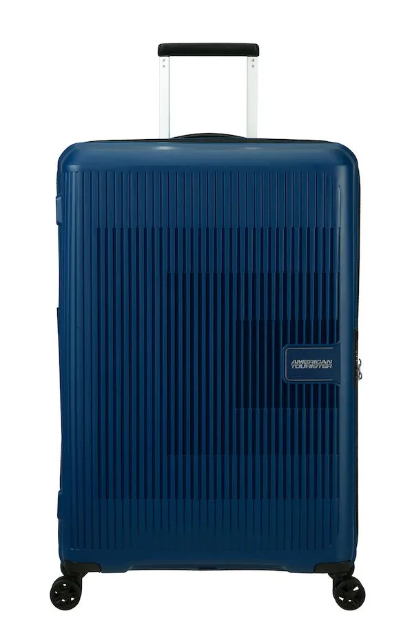 American Tourister Aerostep Expandable 77cm Large Spinner | Navy