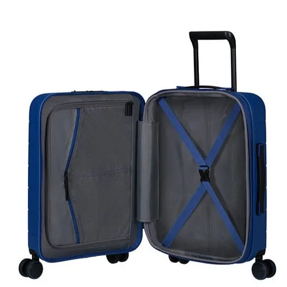 American Tourister Novastream 55cm Expandable Cabin Spinner | Navy Blue