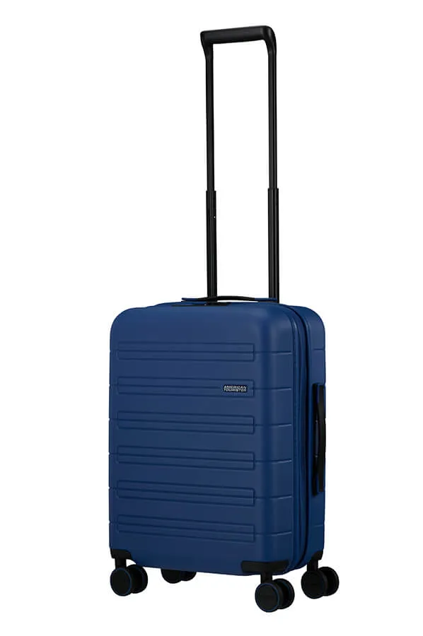 American Tourister Novastream 55cm Expandable Cabin Spinner | Navy Blue