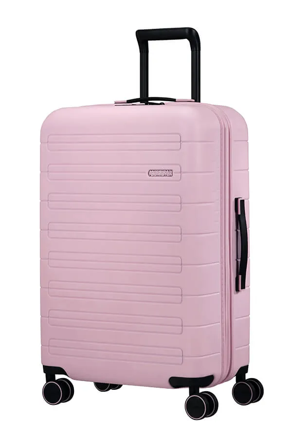 American Tourister Novastream 67cm Expandable Medium Spinner | Soft Pink