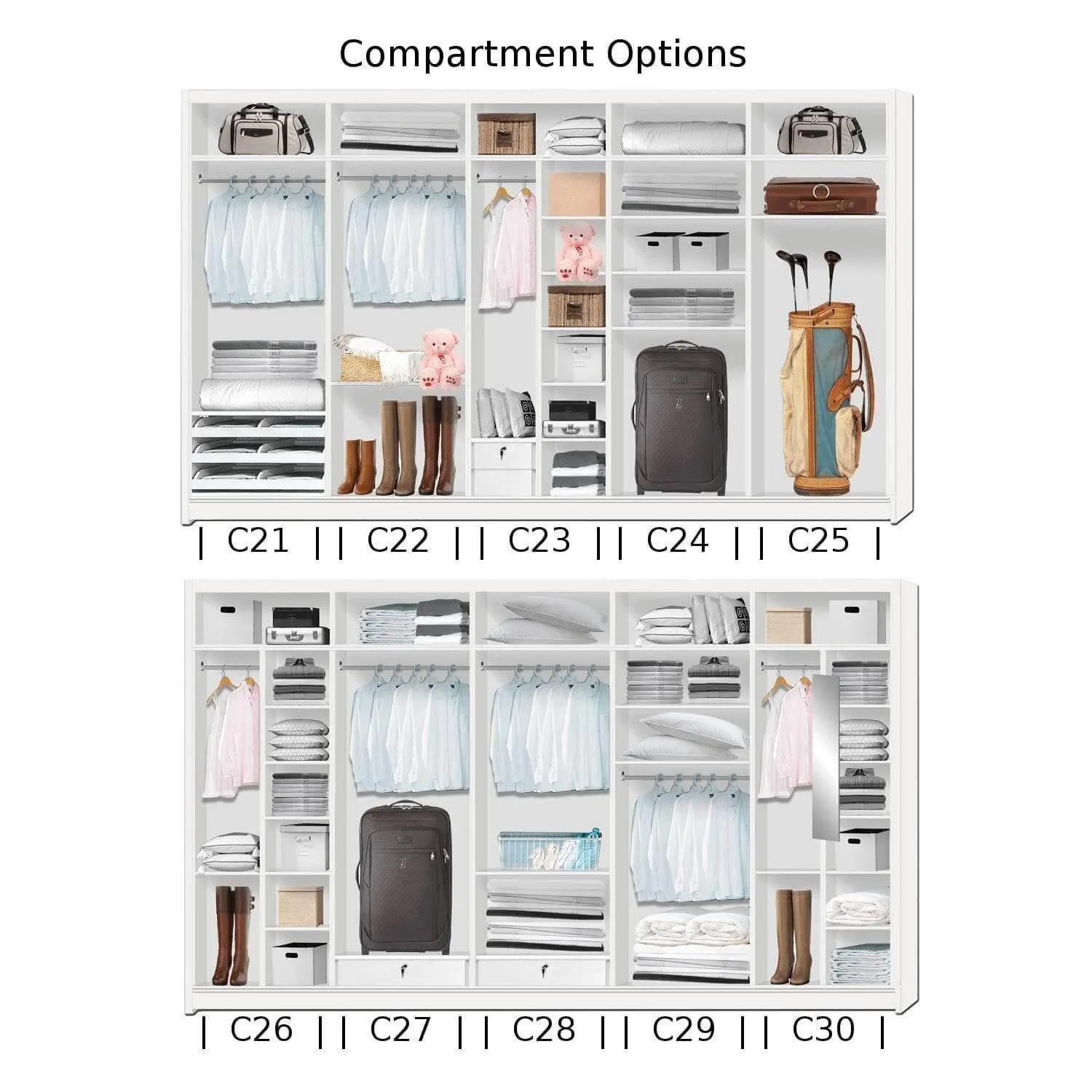 Amity Modular Wardrobe A03