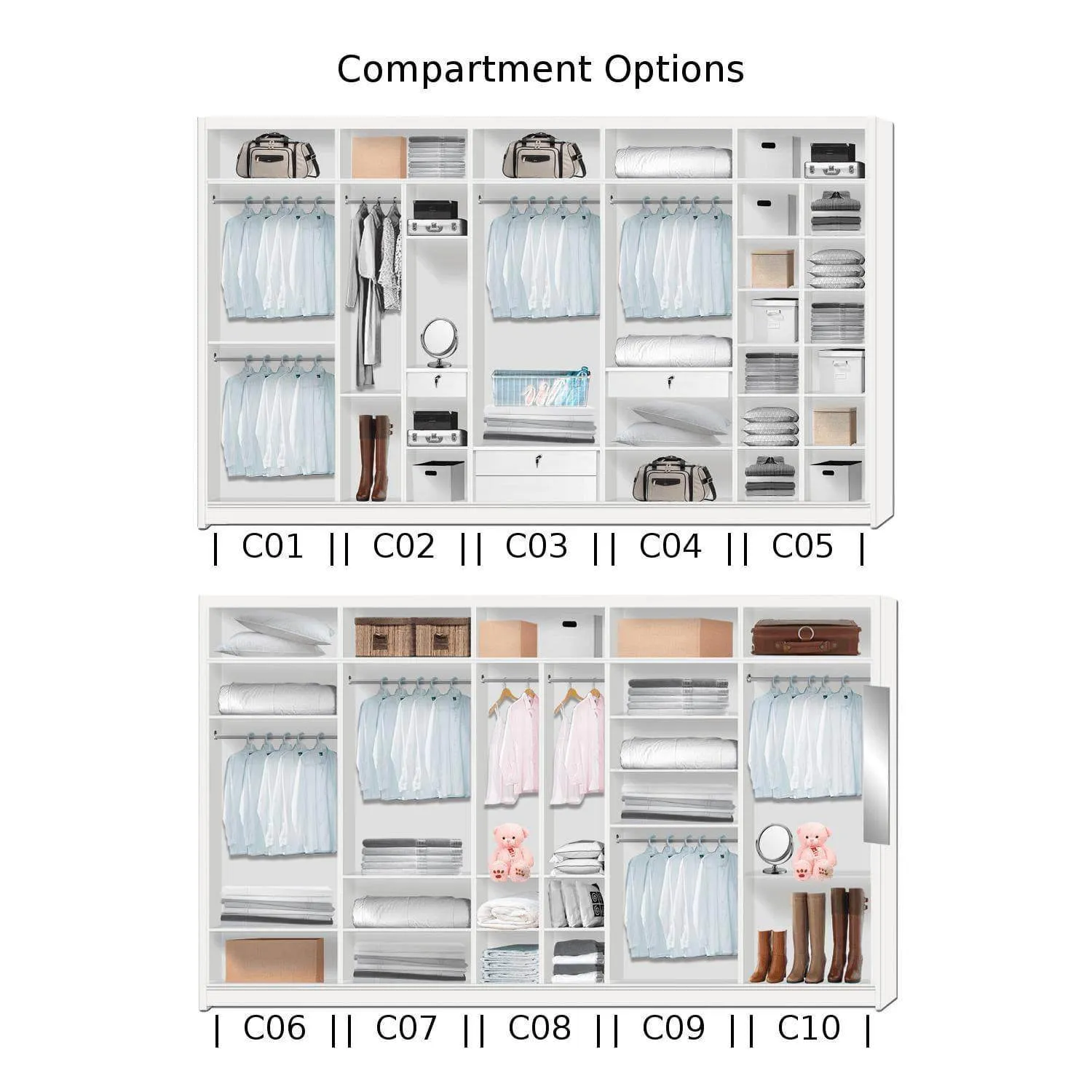 Amity Modular Wardrobe A03