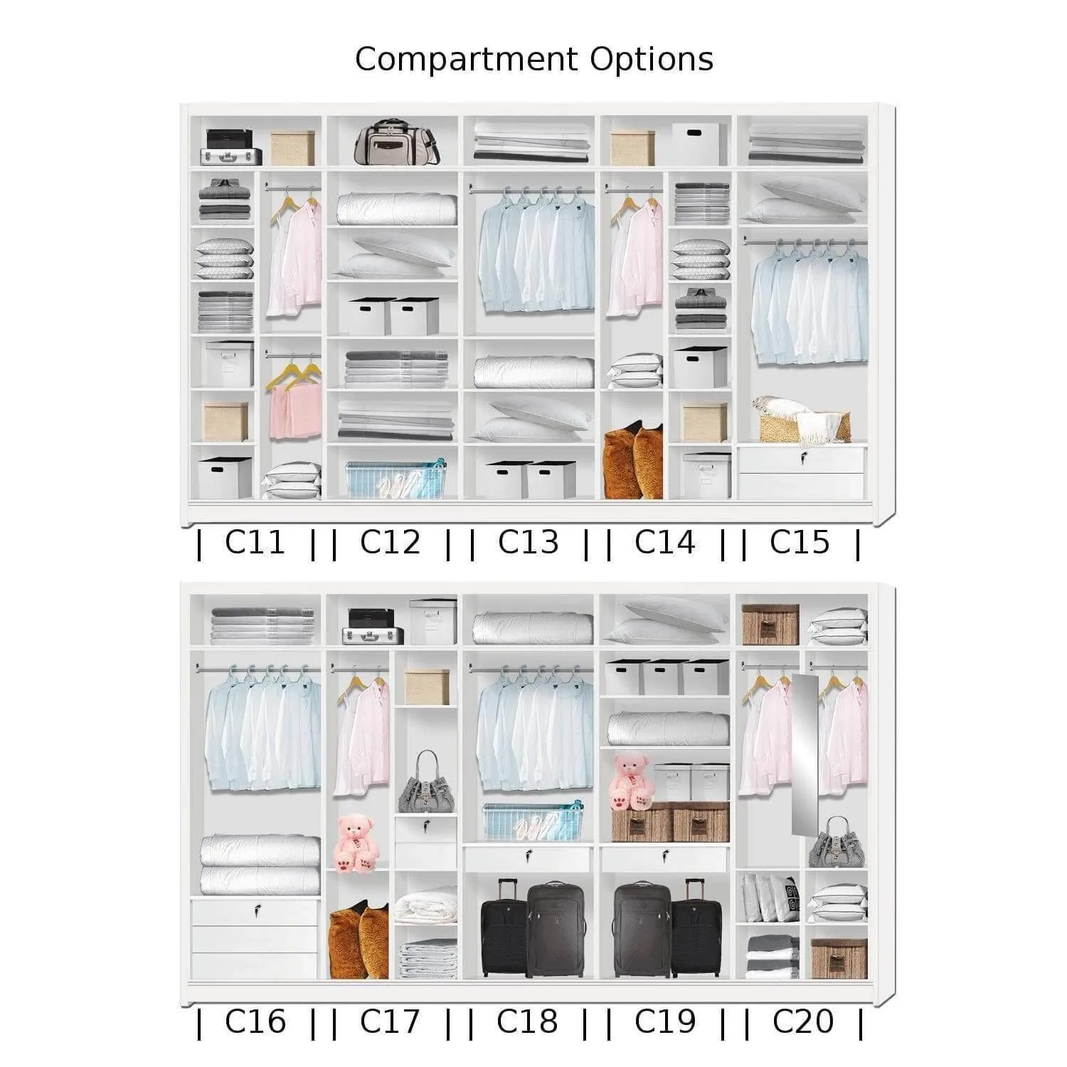 Amity Modular Wardrobe A03