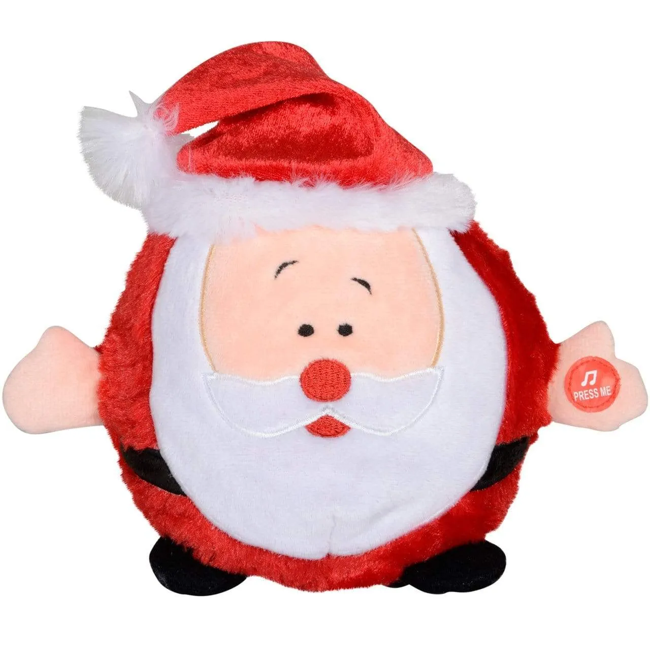 Animated Laughing Plush Santa Christmas Decoration