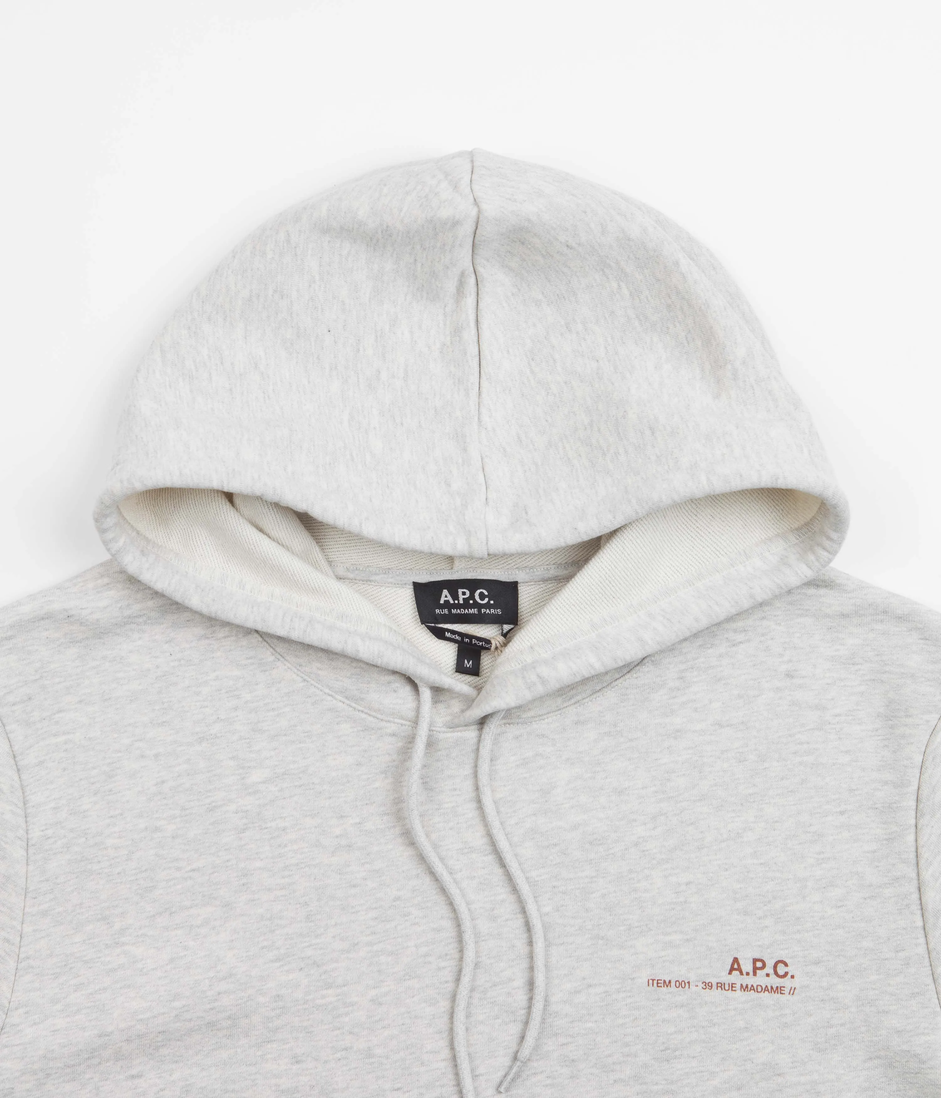 A.P.C. Item Hoodie - Heathered Ecru