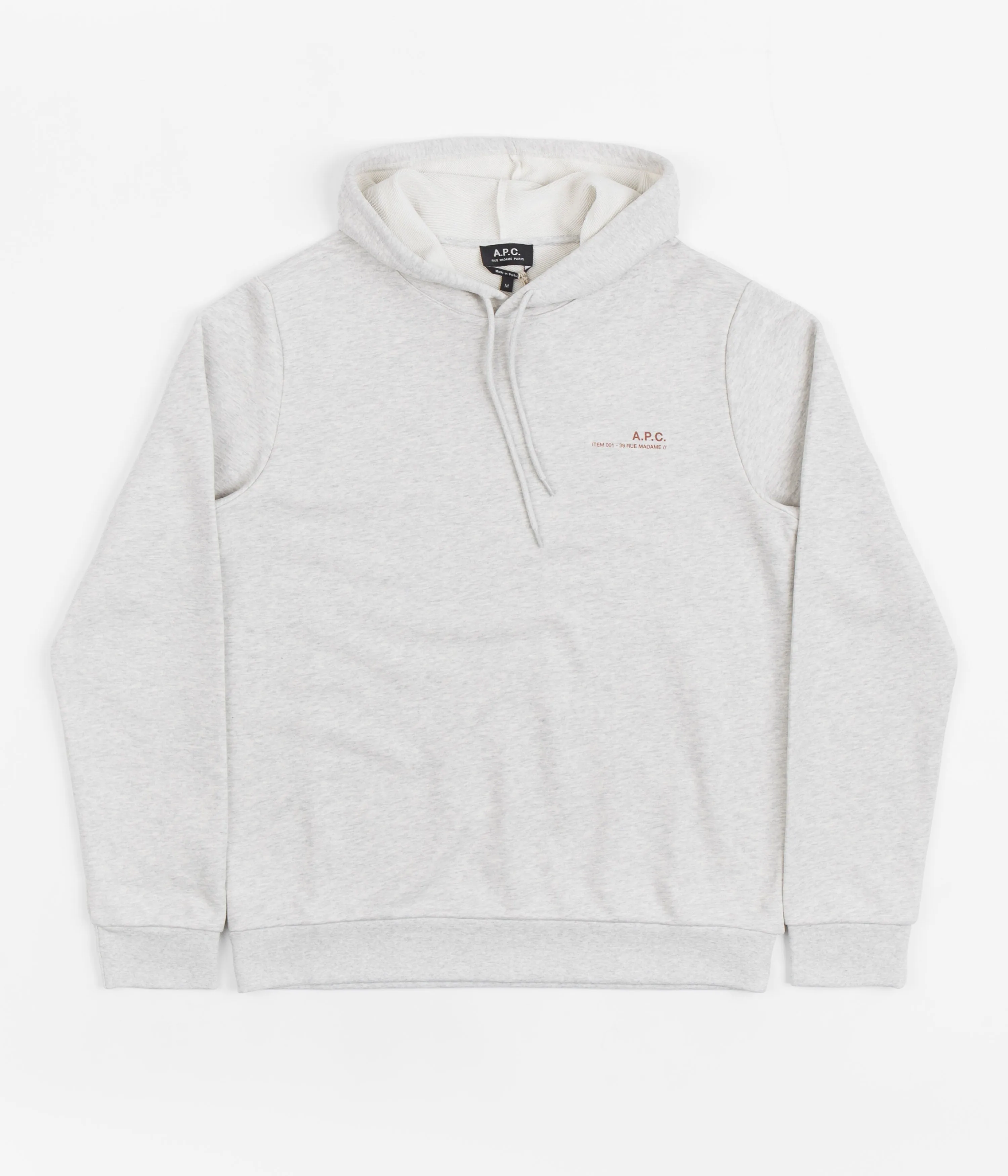 A.P.C. Item Hoodie - Heathered Ecru