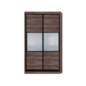 Audrey Modular Wardrobe (Dark Oak with Frosted Glass)