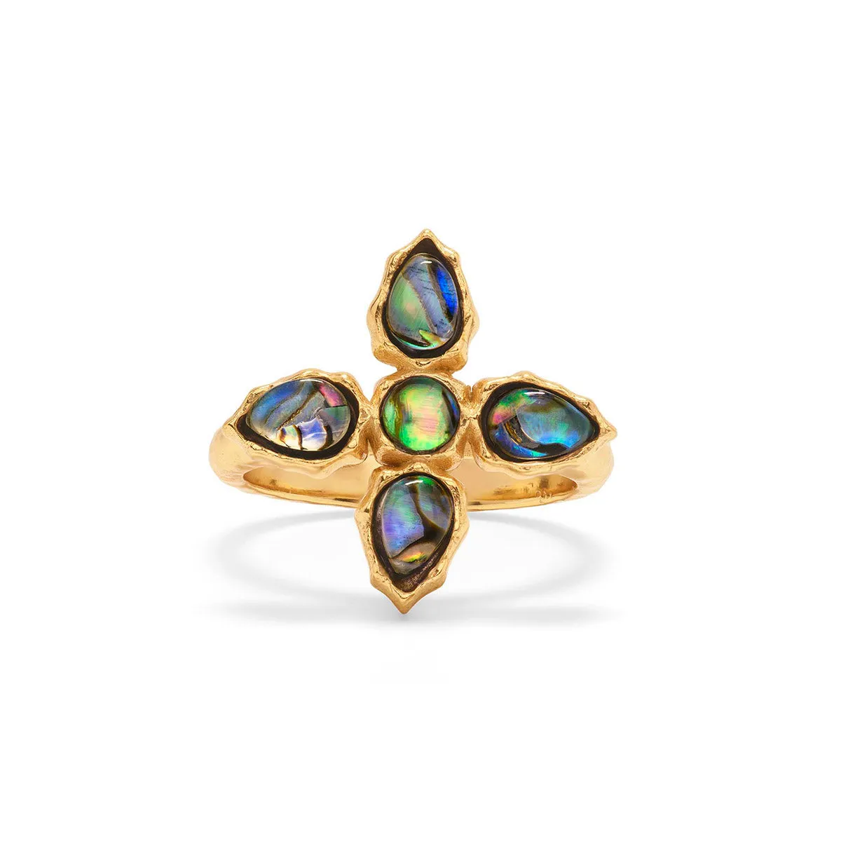 Aurora Ring, Size 8 - Abalone