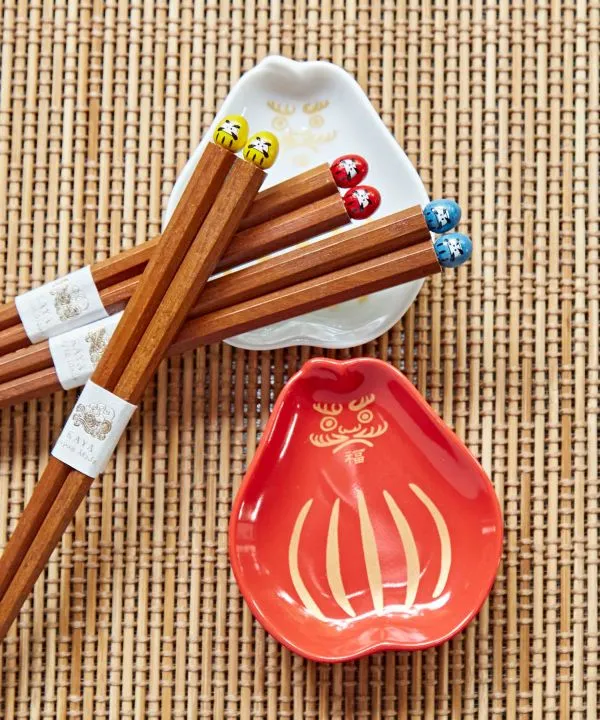 Auspicious Octagonal Chopsticks - DARUMA - S