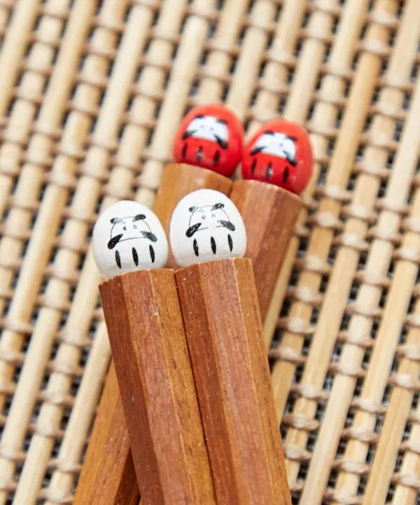 Auspicious Octagonal Chopsticks - DARUMA - S