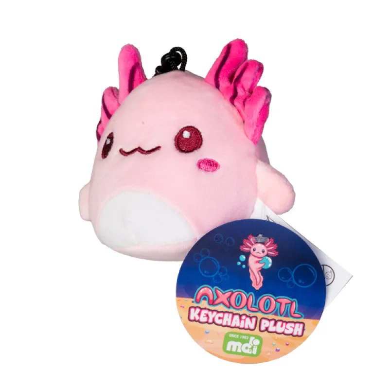 Axolotl Plush Keychain