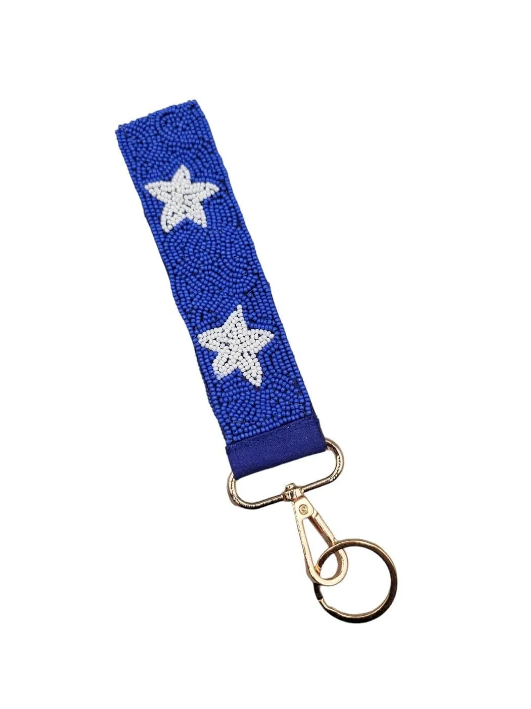 BAH001 Star Beaded Keychain Wristlet