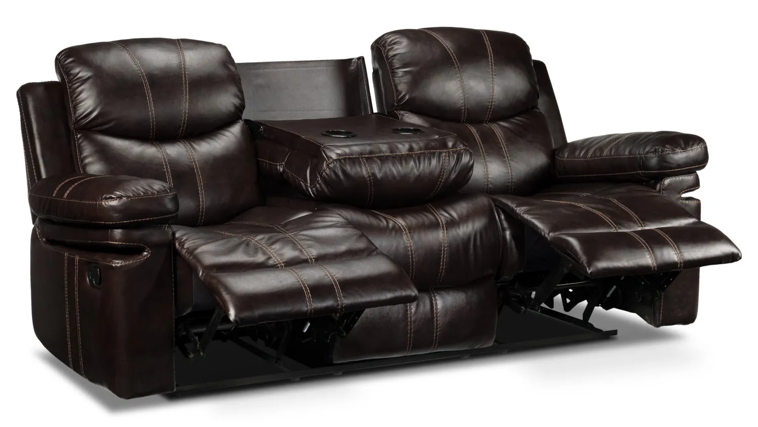 Barcelona Reclining Sofa - Brown