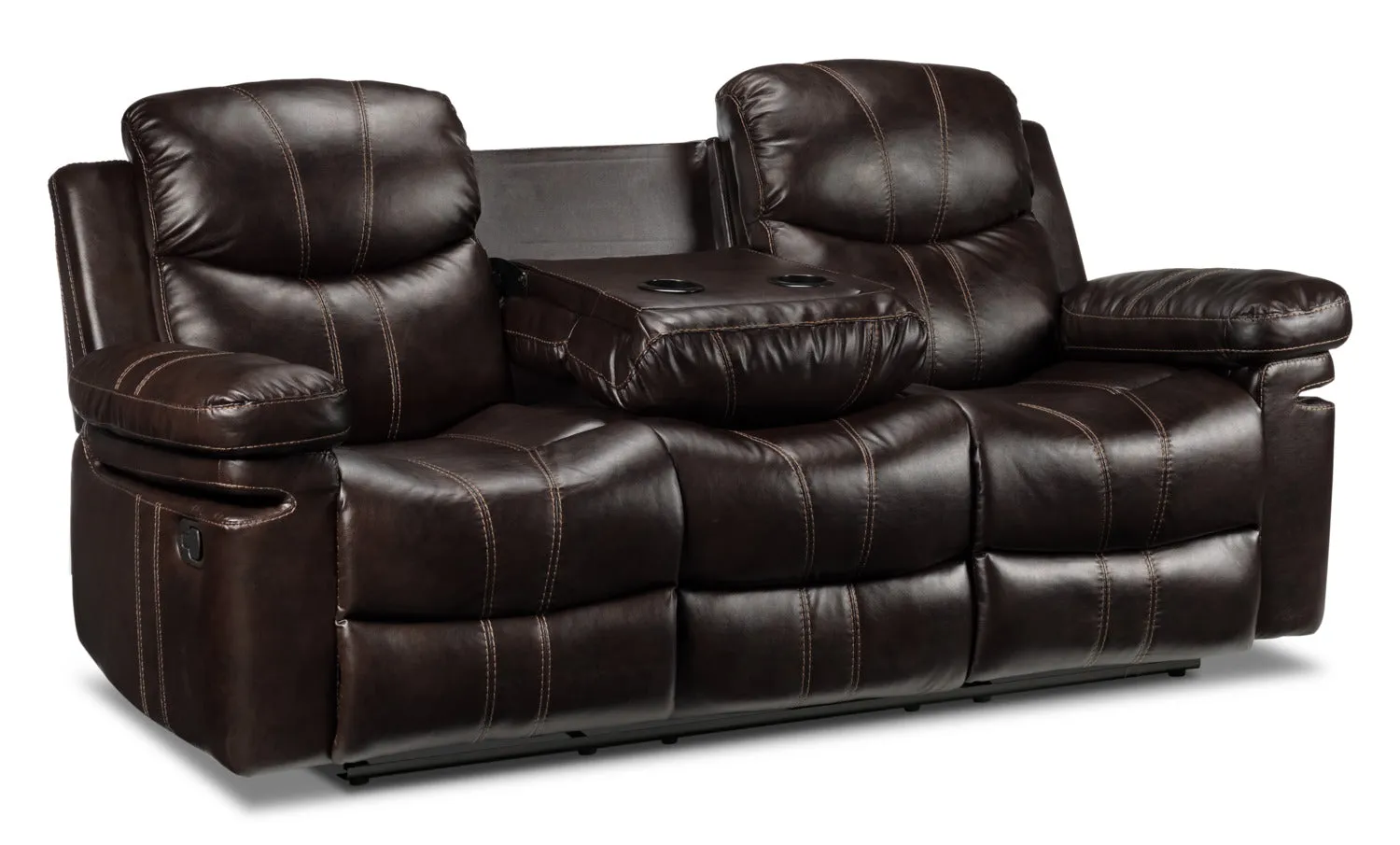 Barcelona Reclining Sofa - Brown