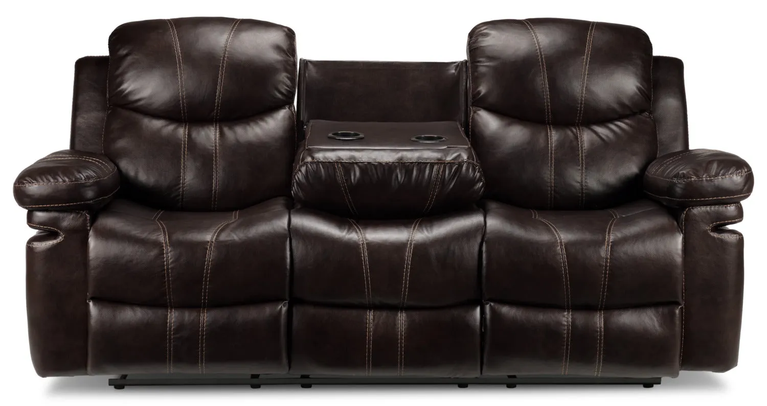 Barcelona Reclining Sofa - Brown