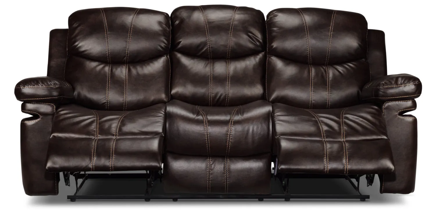 Barcelona Reclining Sofa - Brown