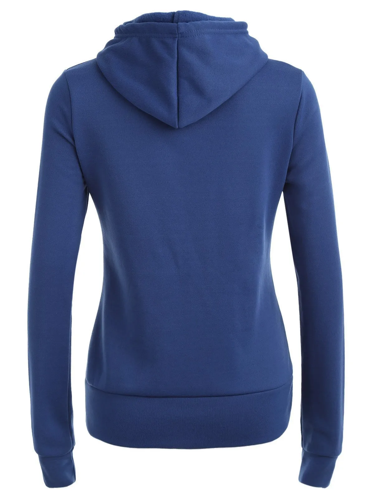 Basic Big Pocket Drawstring Hoodie