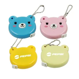 Bear Keychain With Tape Measure