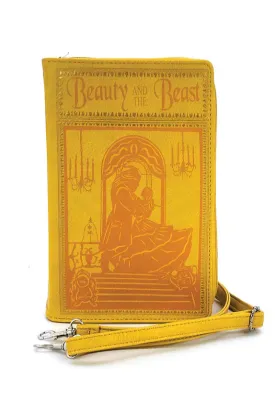 Beauty & The Beast Cross-body Book Bag in Yellow