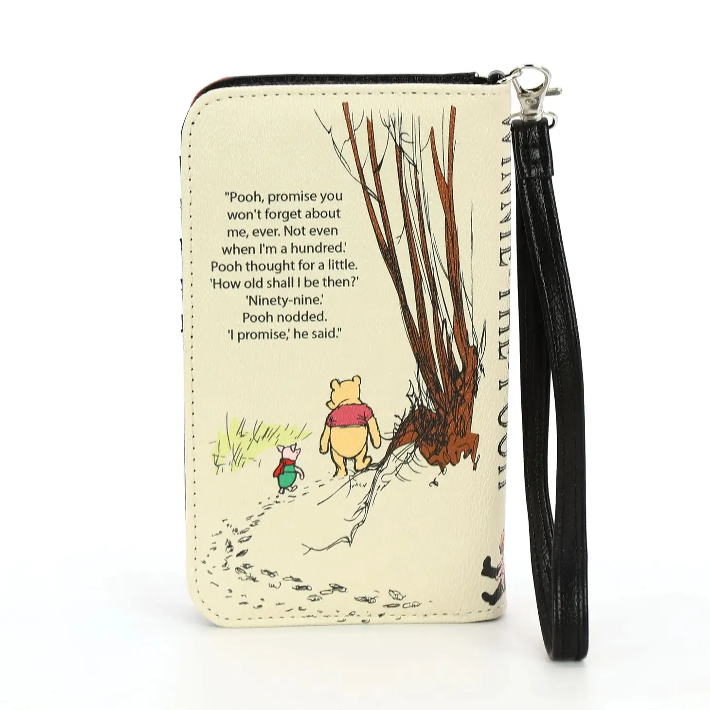 Beige Winnie the Pooh Book Wallet